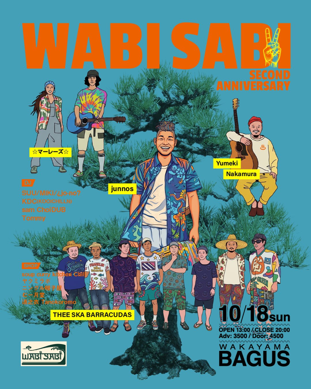 WABI SABI 2周年記念ライブ